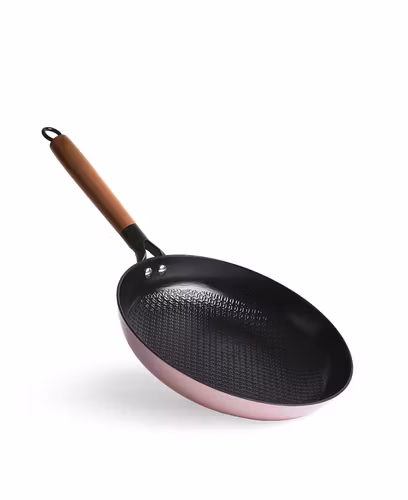 Stekpanna i lättviktsgjutjärn 28 cm - Retro Pink