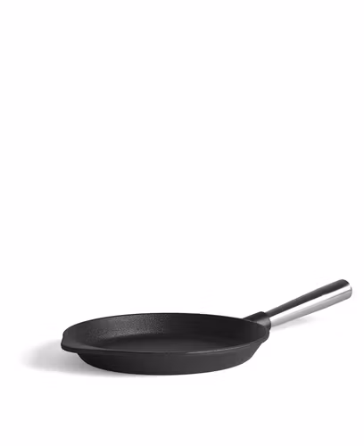 Stekpanna i gjutjärn avtagbart handtag 28 cm - Oljebehandlad
