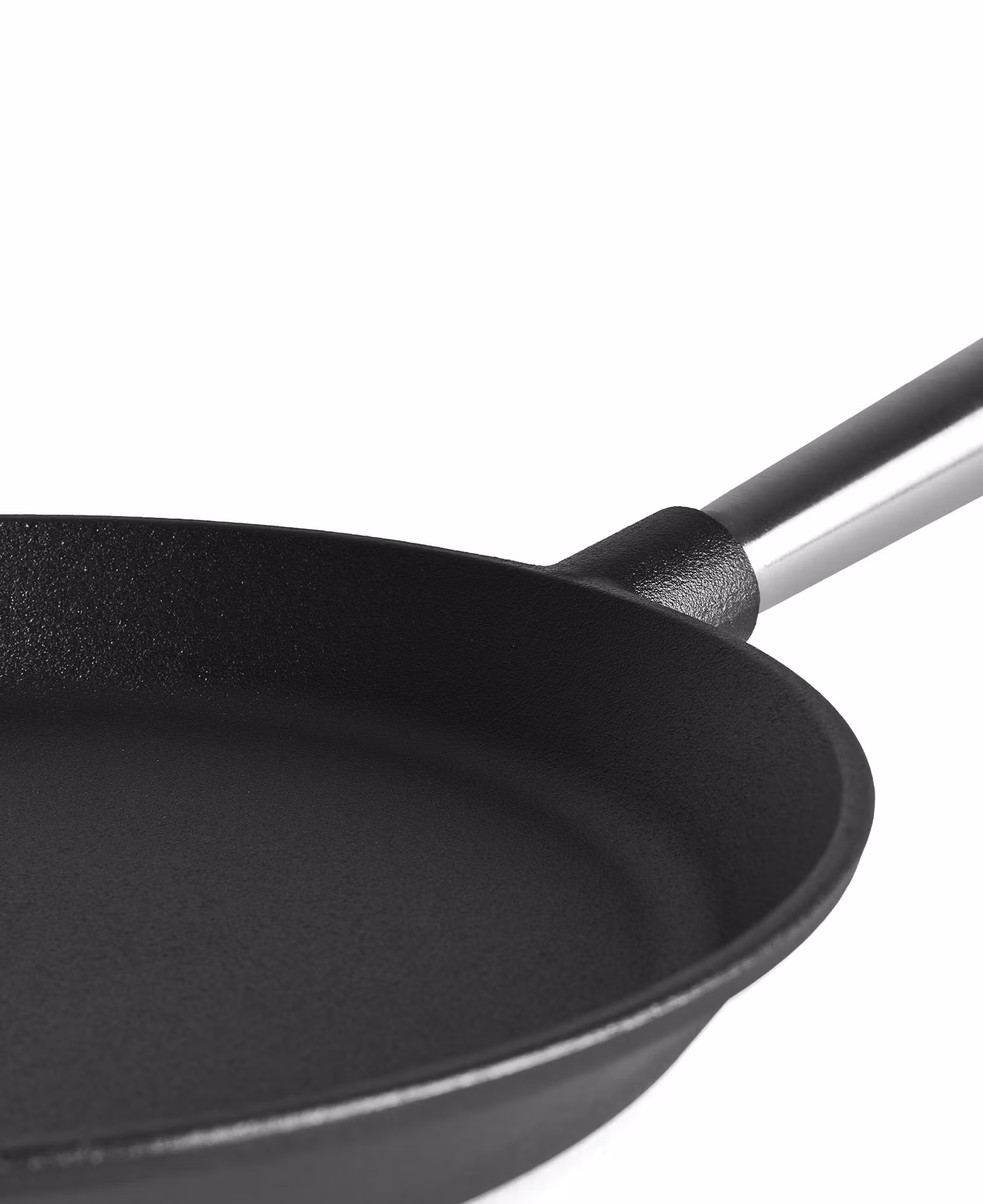 Stekpanna i gjutjärn avtagbart handtag 28 cm - Oljebehandlad