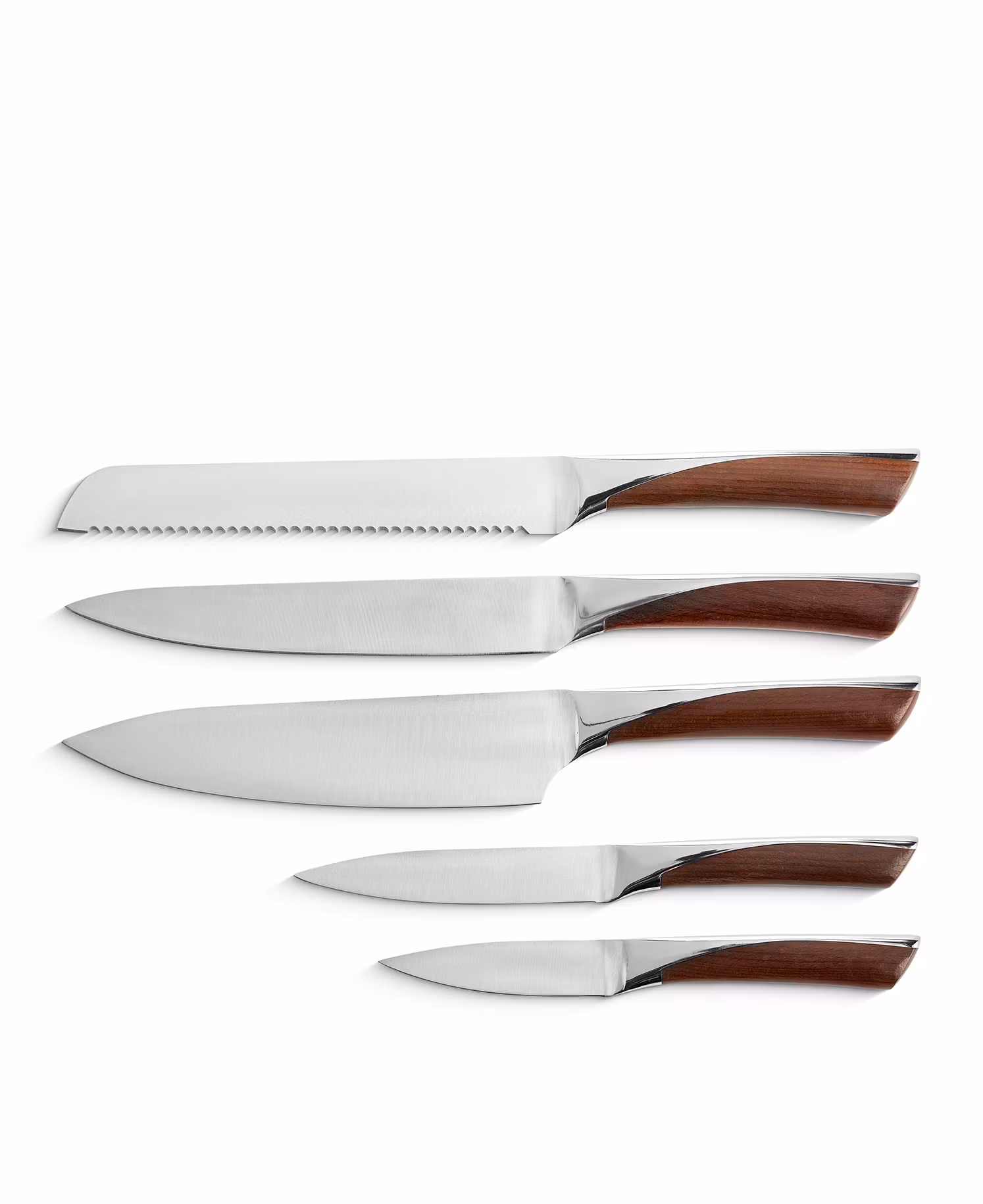 Knivset med magnetiskt block - 5 delar