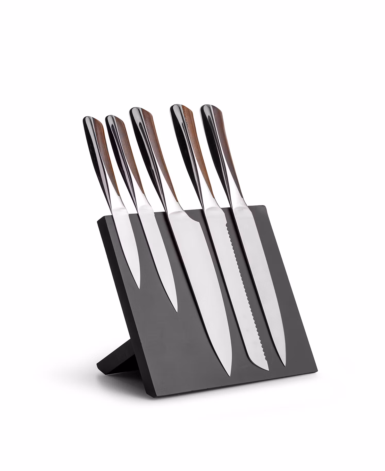 Knivset med magnetiskt block - 5 delar