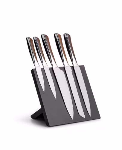 Knivset med magnetiskt block - 5 delar