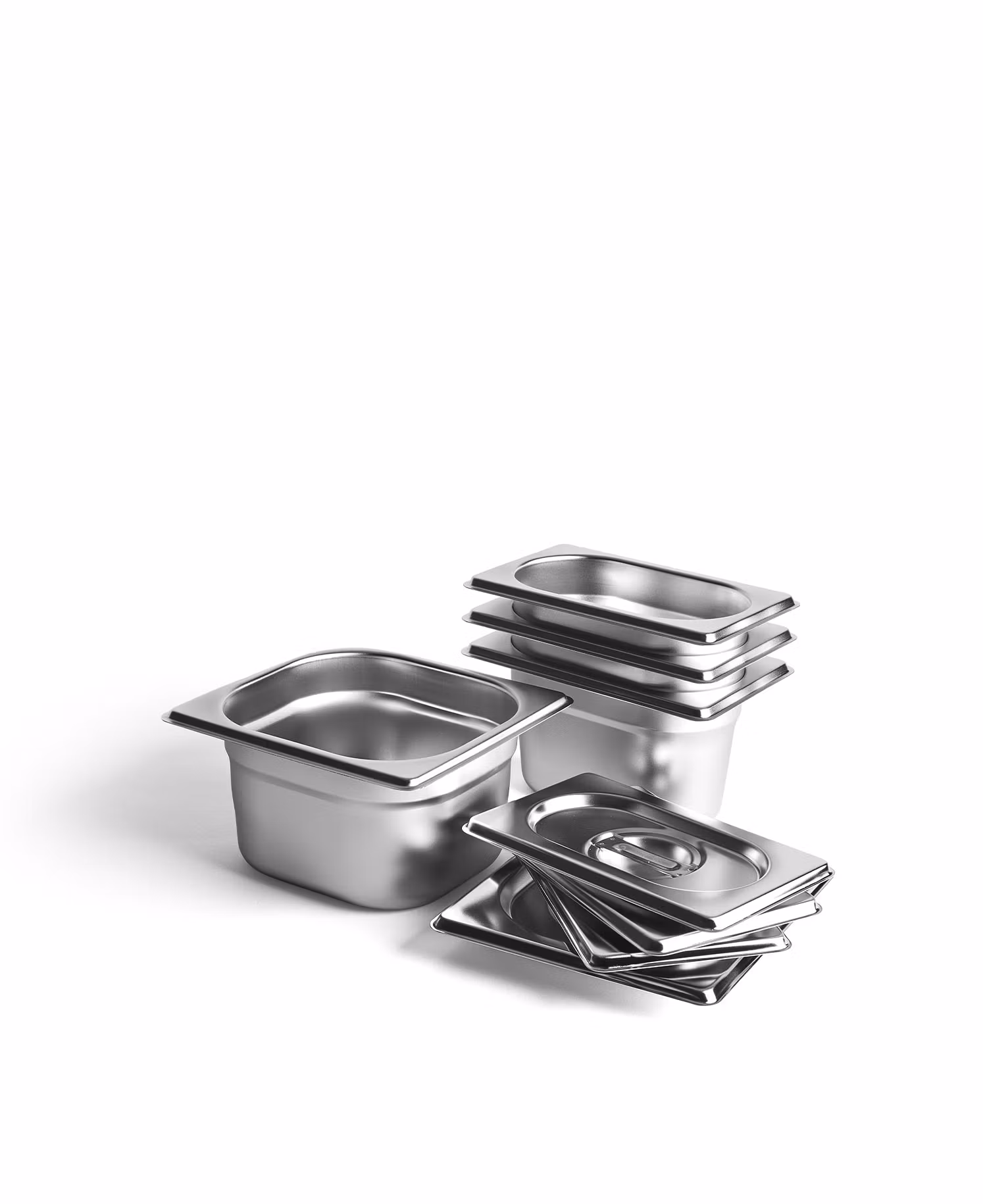 Food topping set med station & pizzasax i rostfritt stål