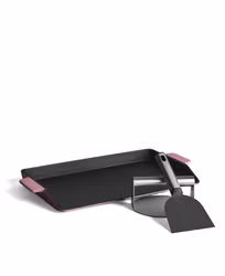 Burger & Grill stekbord i gjutjärn - Retro Pink