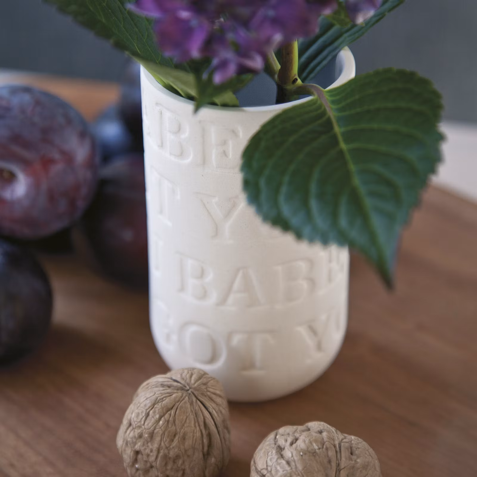 KÄHLER LOVE SONG vase - kalkhvit (H170 mm)