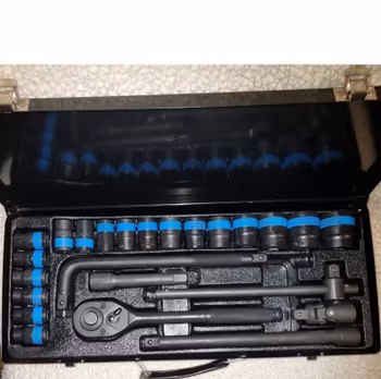 1/2" Härdad Hylsnyckelsats