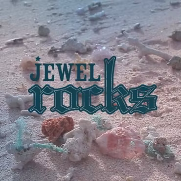 Armbånd (brunbeige med firekløver) fra Jewel Rocks