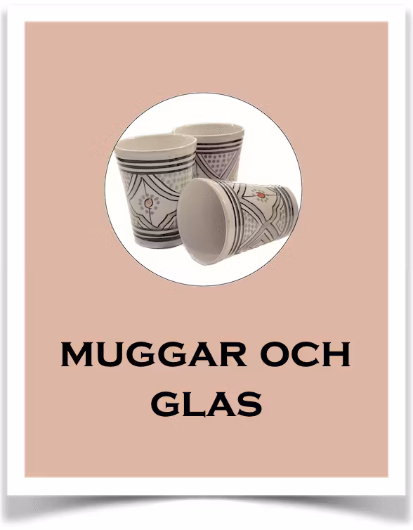 Muggar och Glas - Butik Bohème