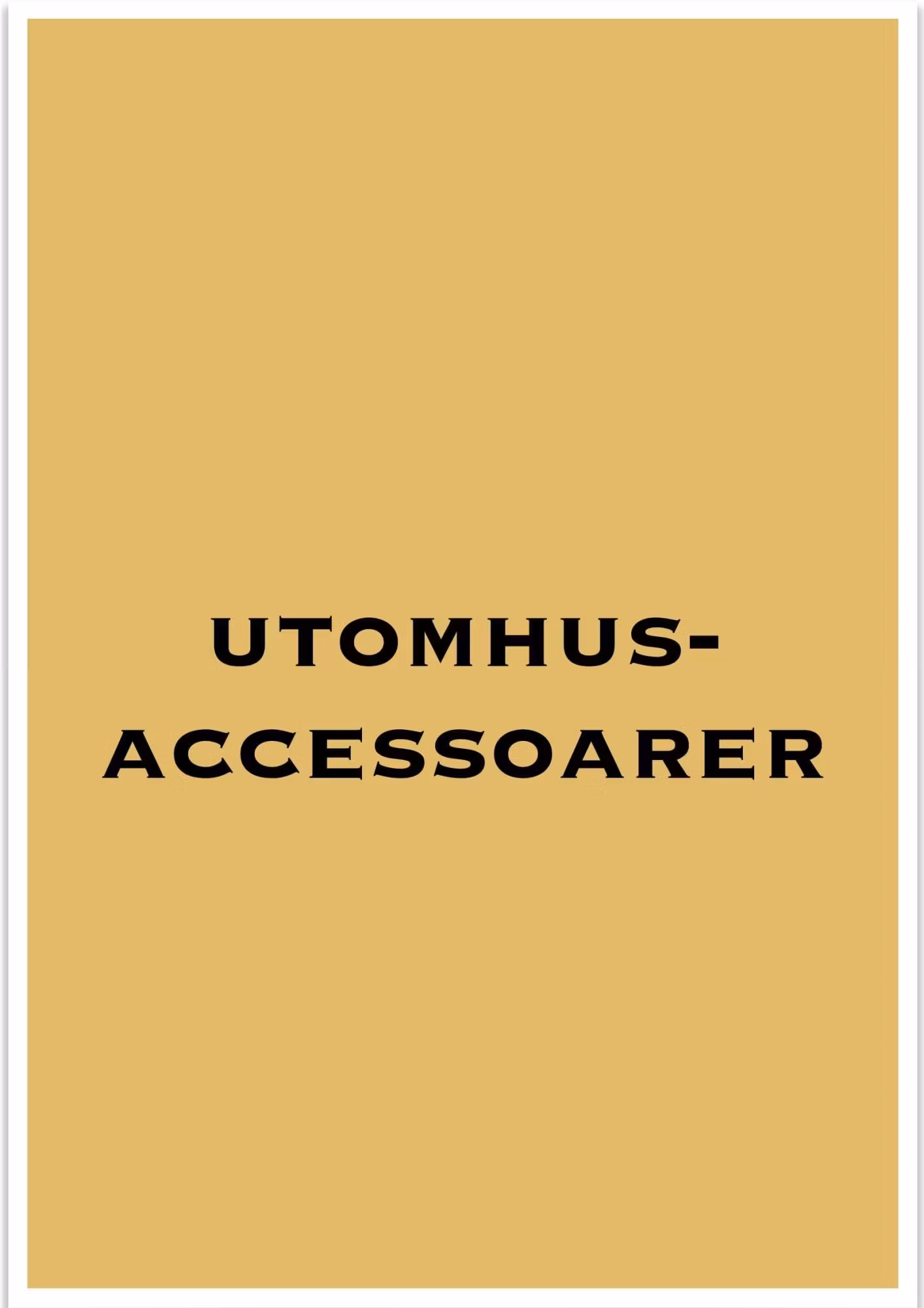 Utomhusaccessoarer - Butik Bohème