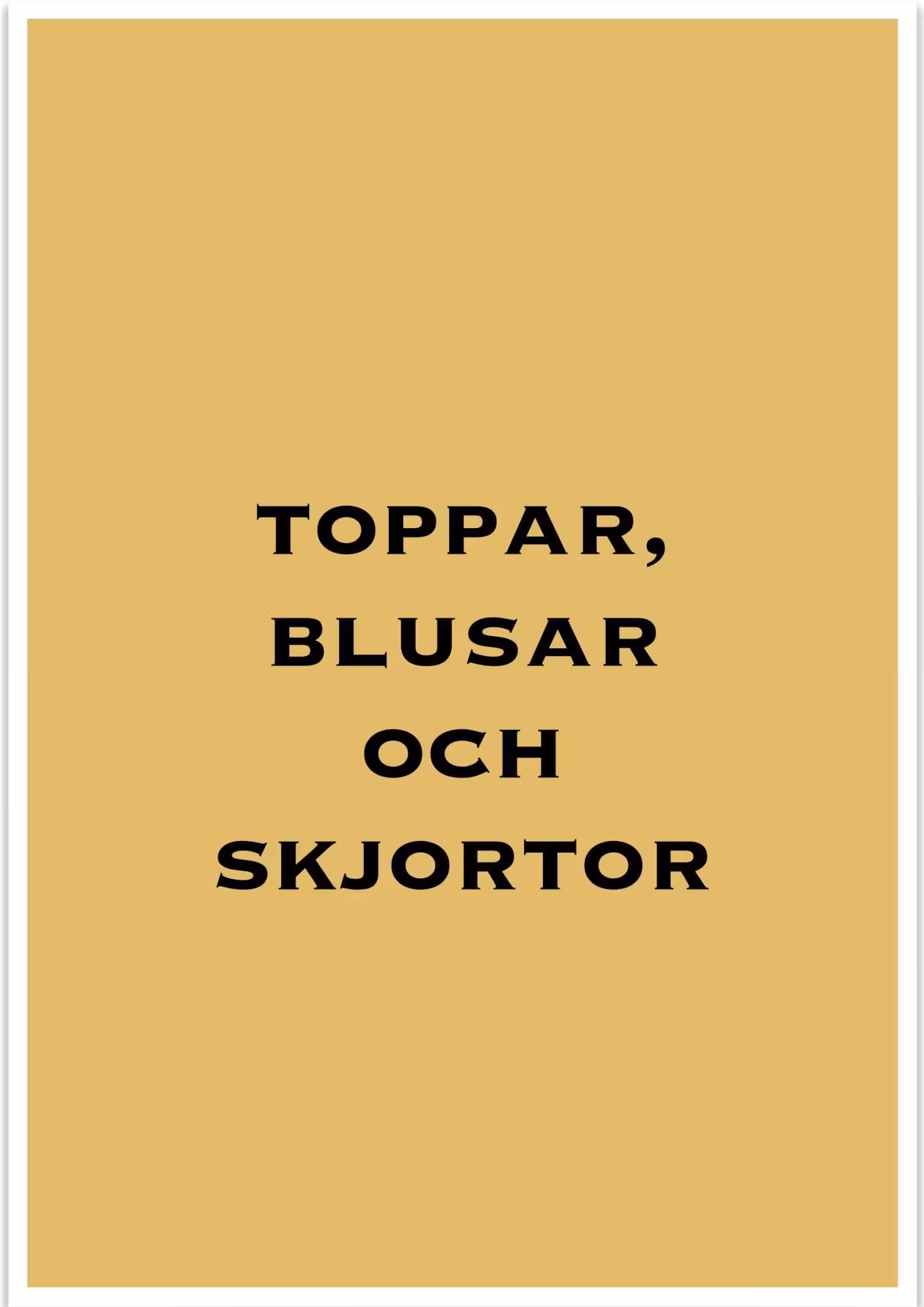 Toppar, blusar - Butik Bohème