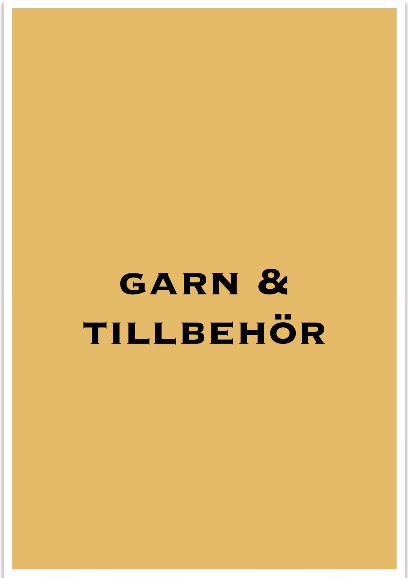 Garn och tillbehör - Butik Bohème