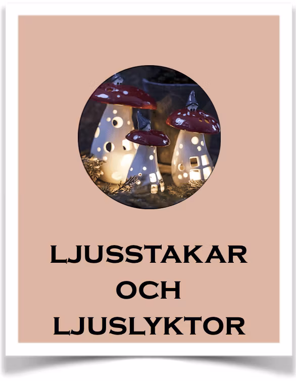 Ljusstakar och Ljuslyktor - Butik Bohème