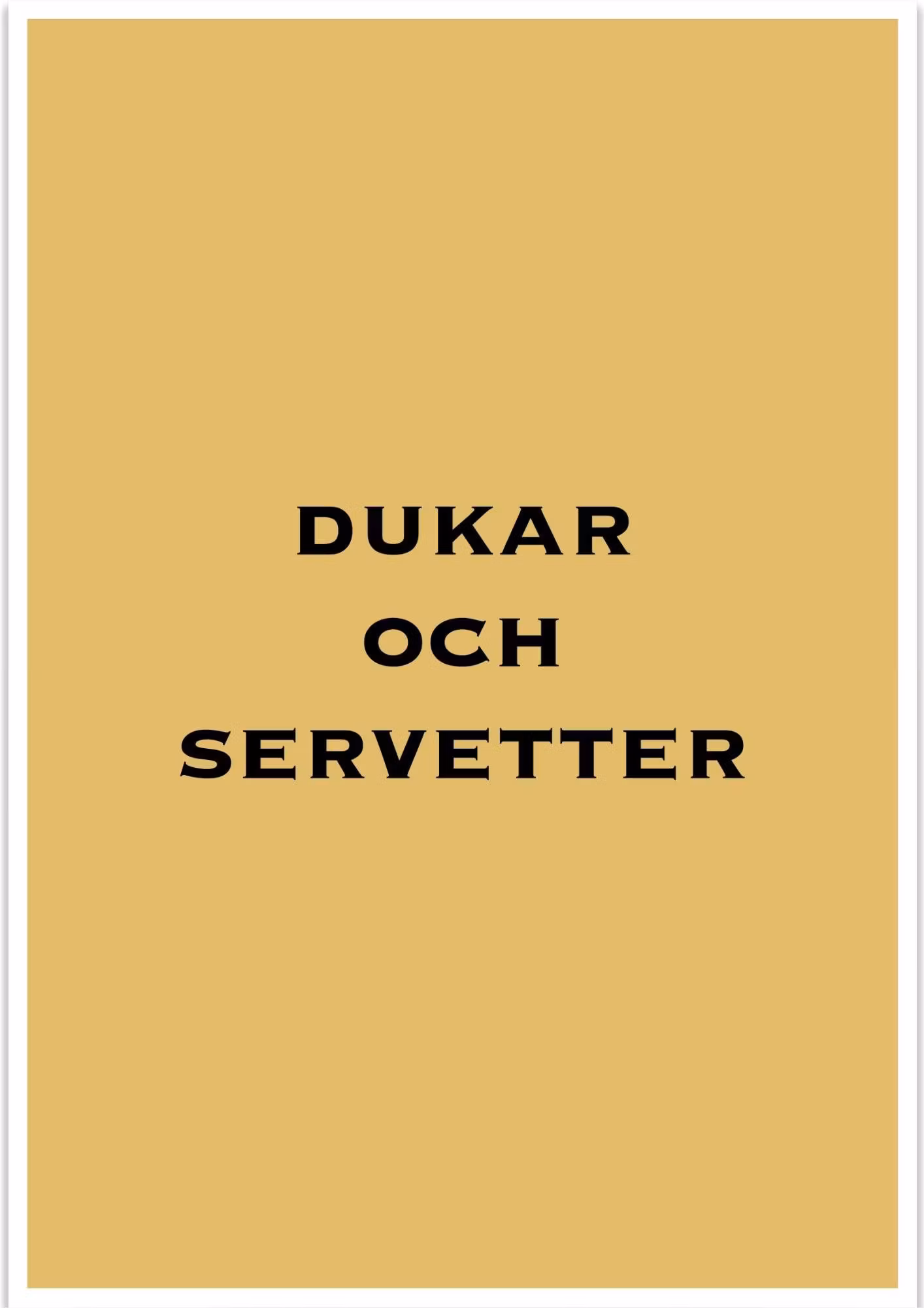 Dukar och servetter - Butik Bohème