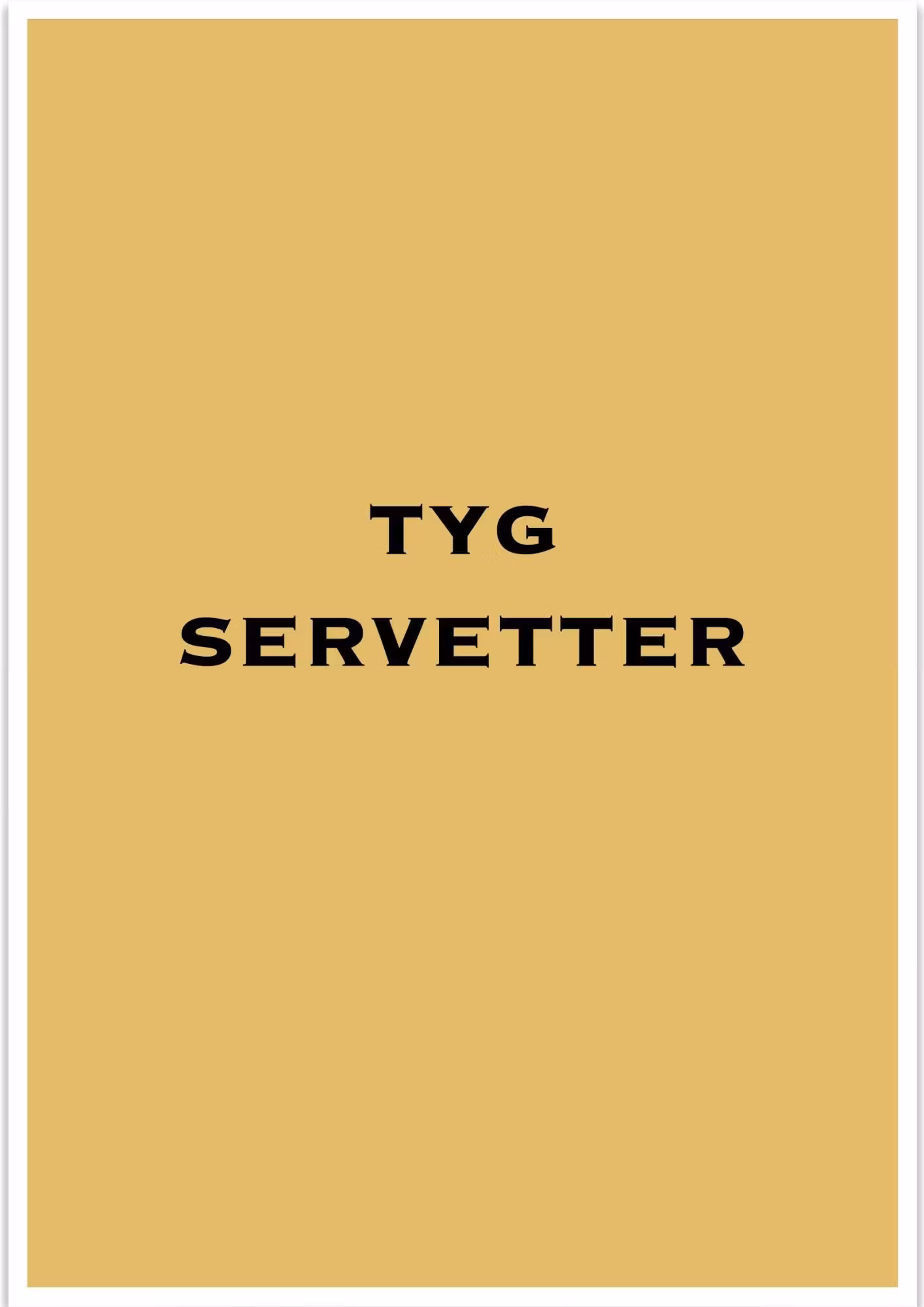 Tyg Servetter - Butik Bohème