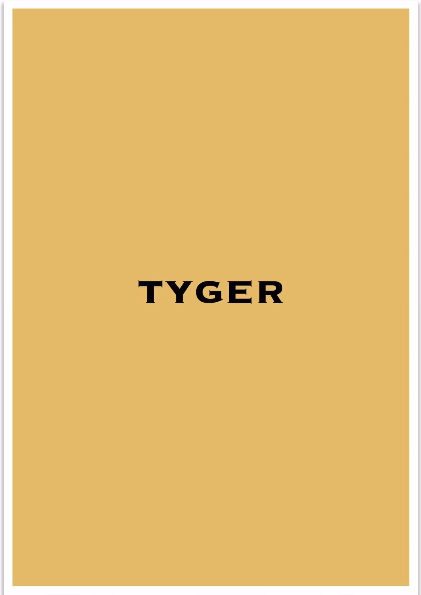 Tyger - Butik Bohème