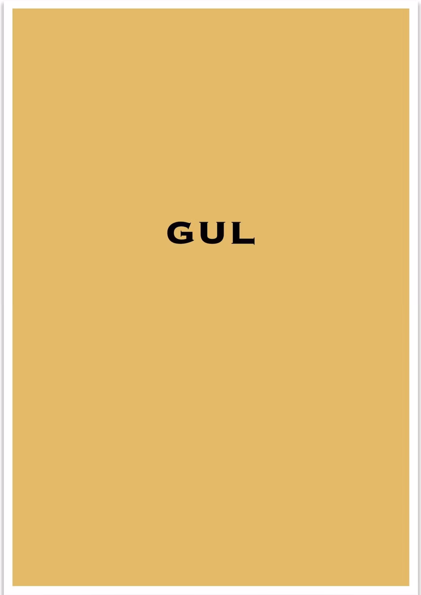 Gul - Butik Bohème