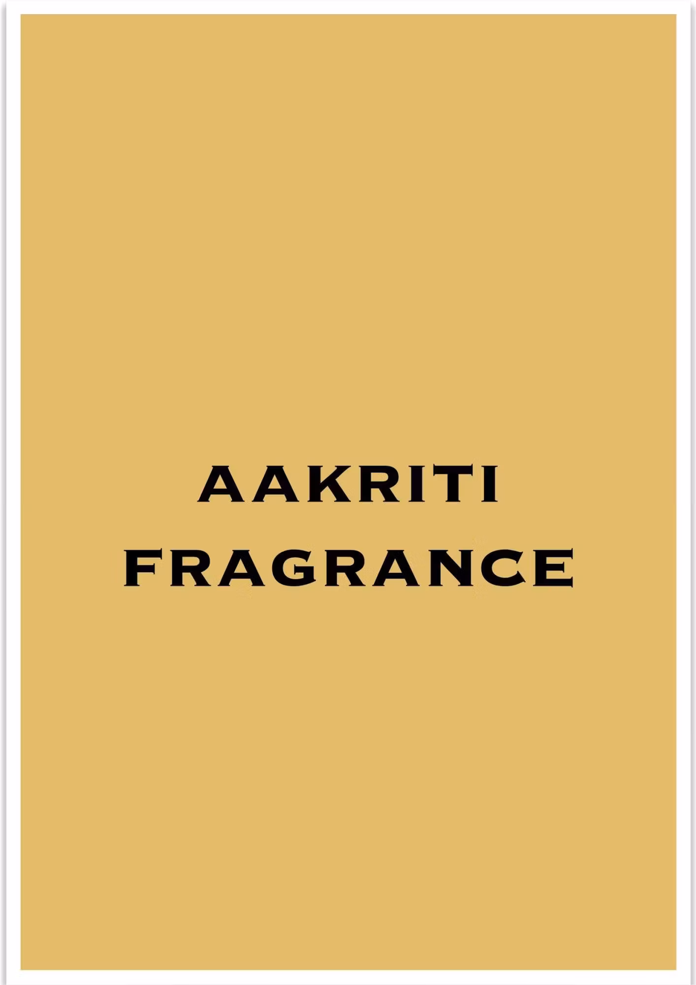 Aakriti Fragrance - Butik Bohème