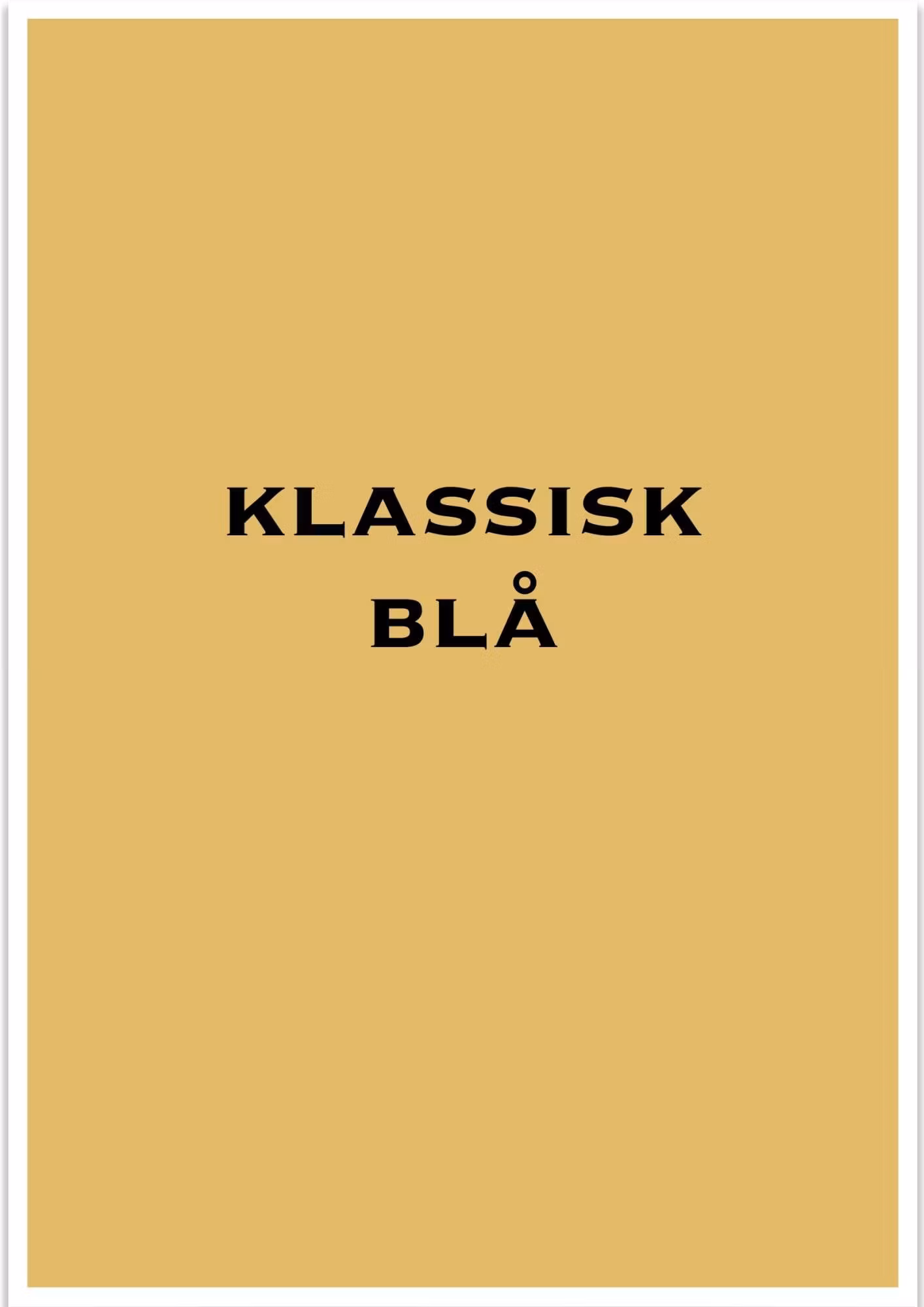 Klassisk Blå - Butik Bohème