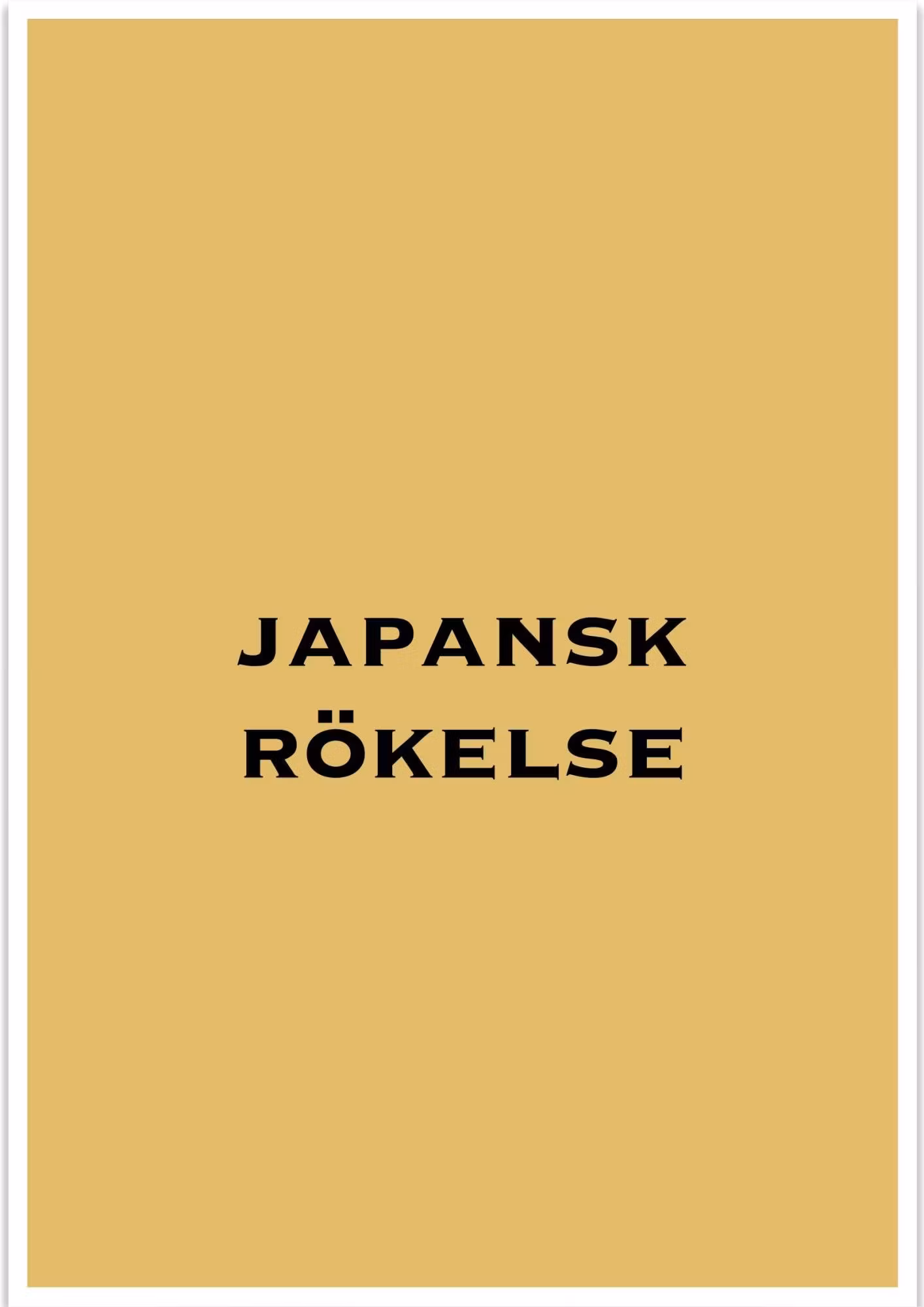 Japansk Rökelse - Butik Bohème