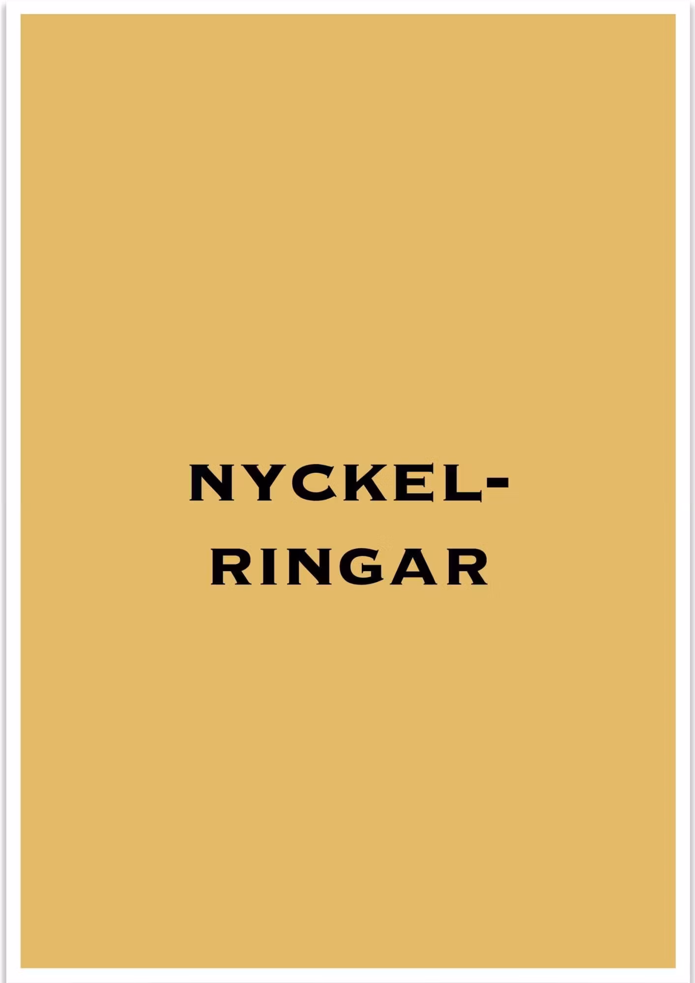 Nyckelringar - Butik Bohème
