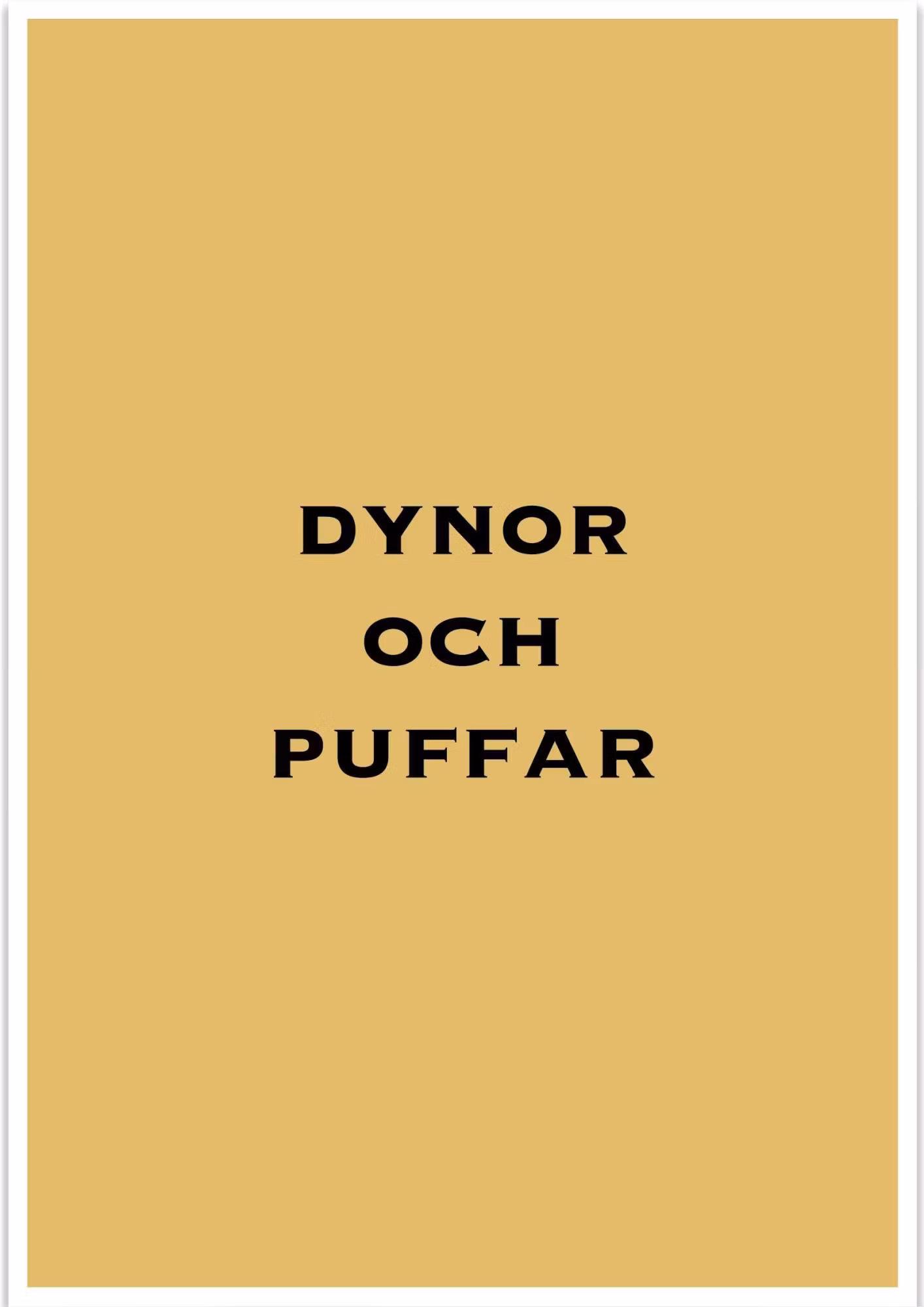Dynor och puffar - Butik Bohème