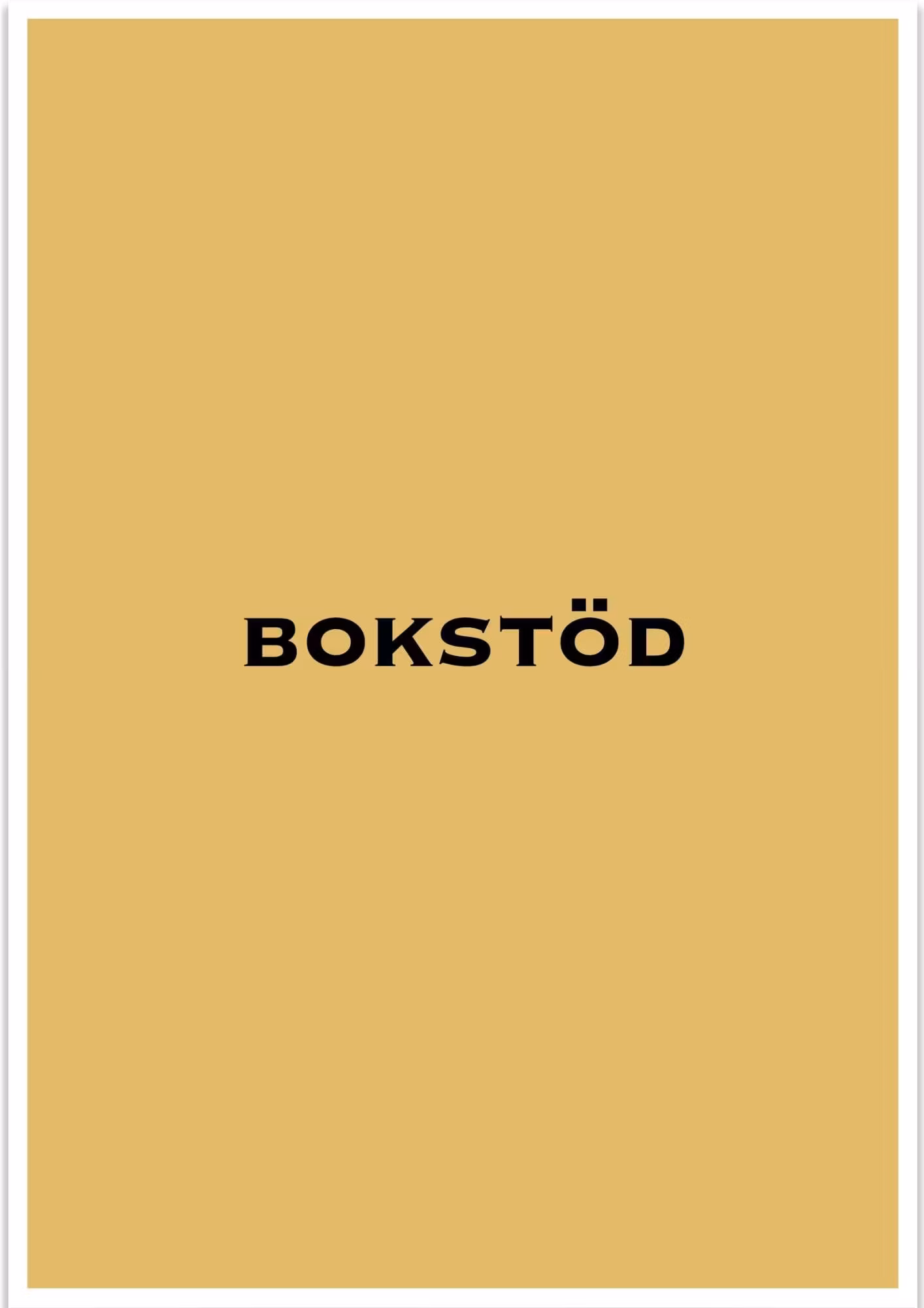 Bokstöd - Butik Bohème