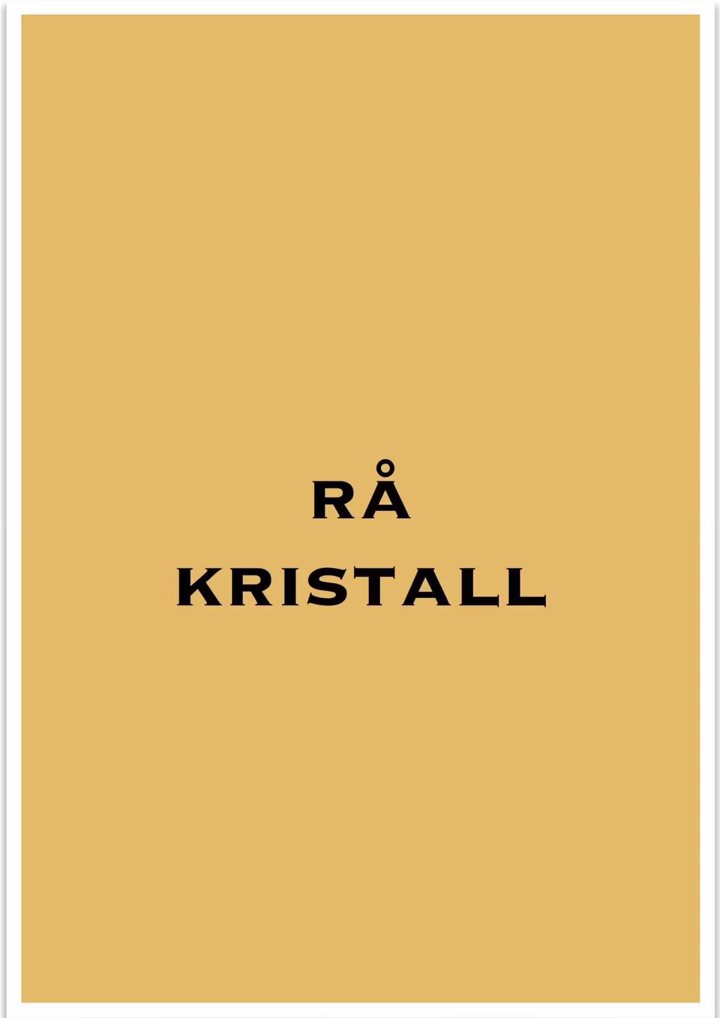 Rå kristall - Butik Bohème