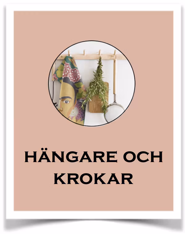 Hängare och krokar - Butik Bohème