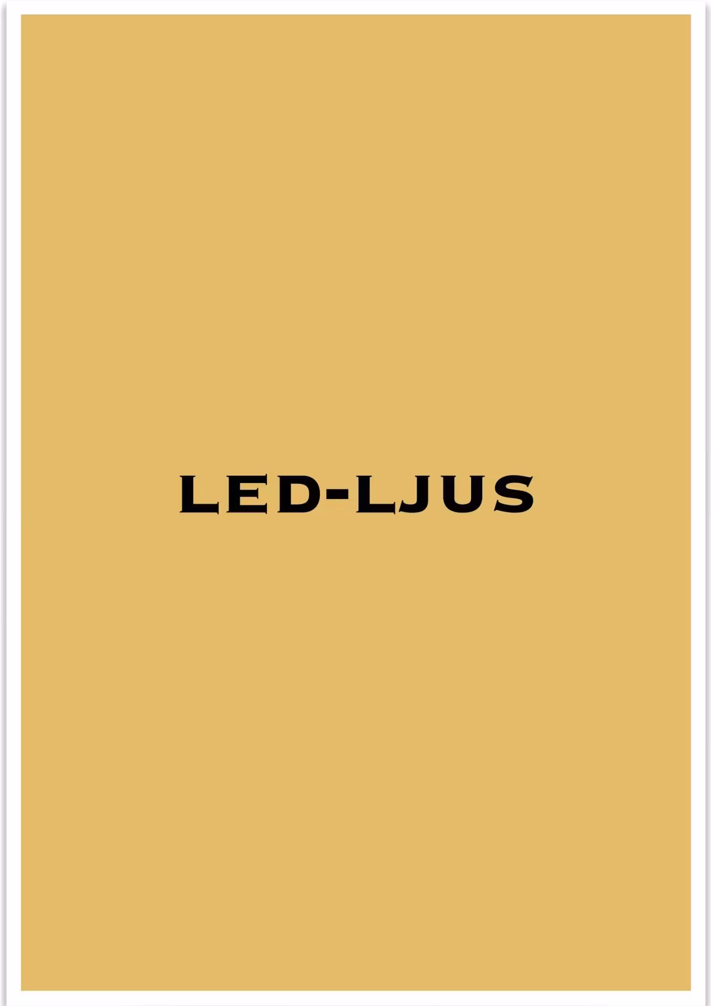 LED-Ljus - Butik Bohème