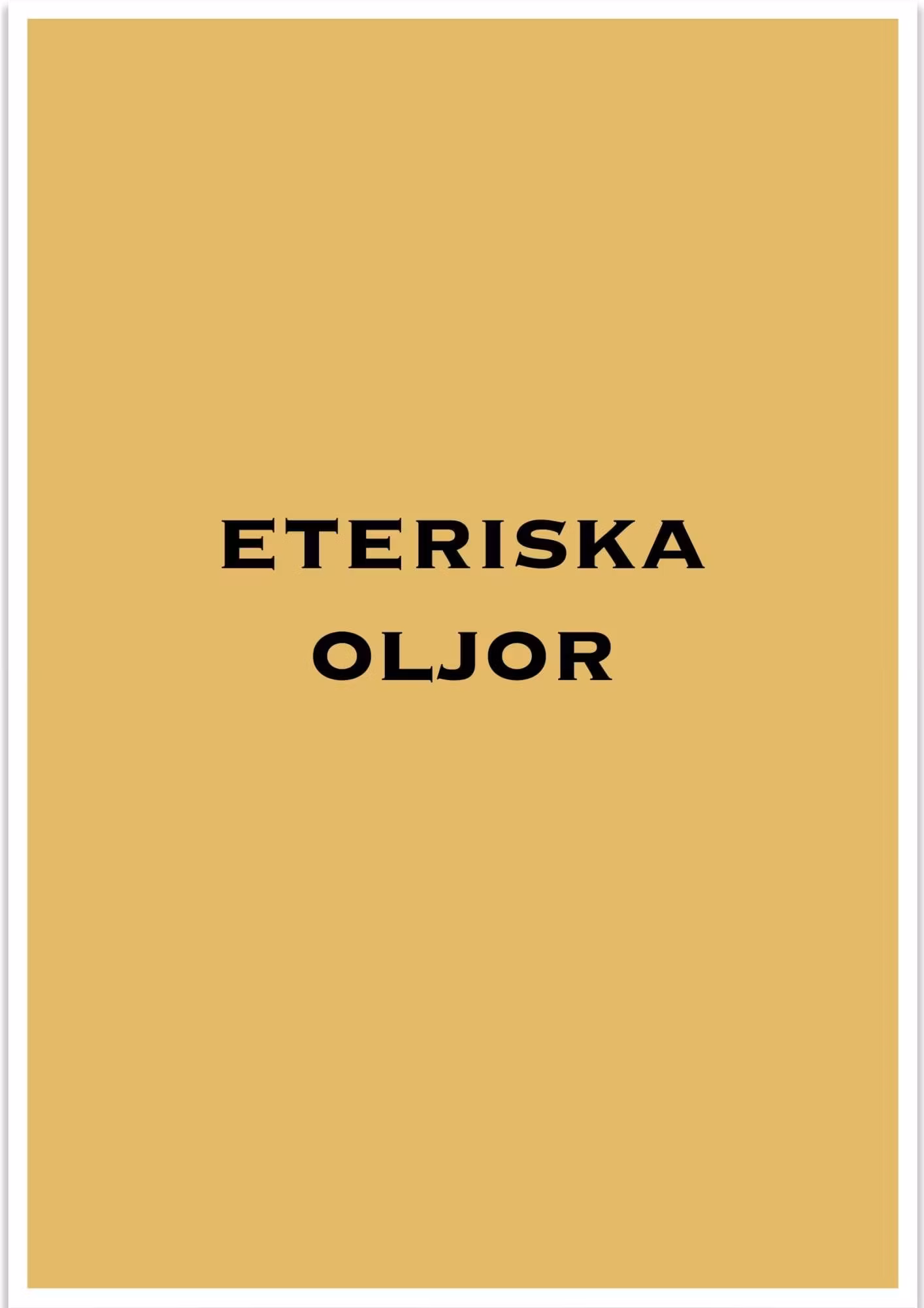 Eteriska oljor - Butik Bohème