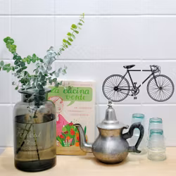 Kakeldekor Cykel