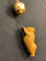 Hund med ballong