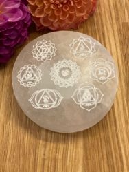 Selenit Platta Chakra