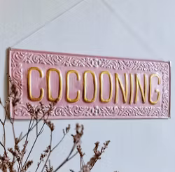 Metallskylt Cocooning