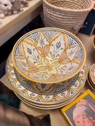 Skål 27 cm Gul