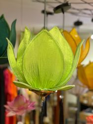 Lotuslampa Grön