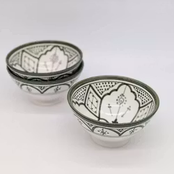 Skål 15 cm Grönvit