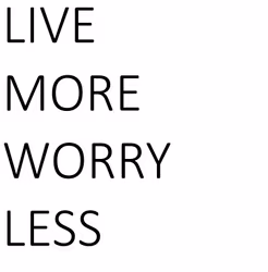 Kakeldekor Live Moore Worry Less