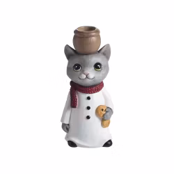 Ljusstake Katt, Snögubbe