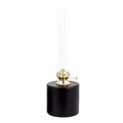 Fotogenlampa Svart Stor
