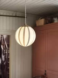 Taklampa Alba Opal Beige, Liten