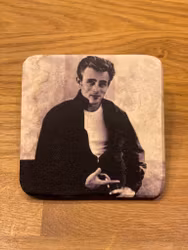 Marmorunderlägg James Dean
