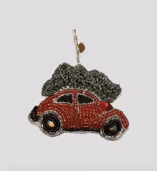 Hänge Folkvagn med Julgran