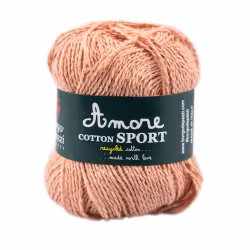 Amore Sport Bomull, Blekrosa
