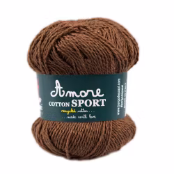 Amore Sport Bomull, Brun