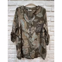 Mönstrad Bomullsskjorta