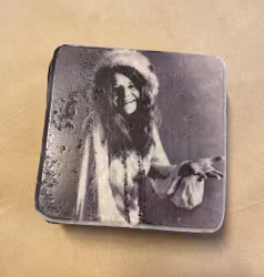Marmorunderlägg Janis Joplin
