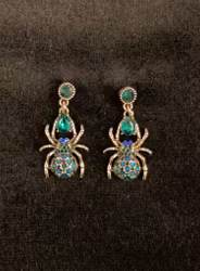 Örhängen Gröna Spindlar