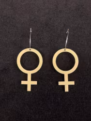 Örhängen Ljus Gul Venus