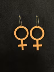 Örhängen Aprikos Venus